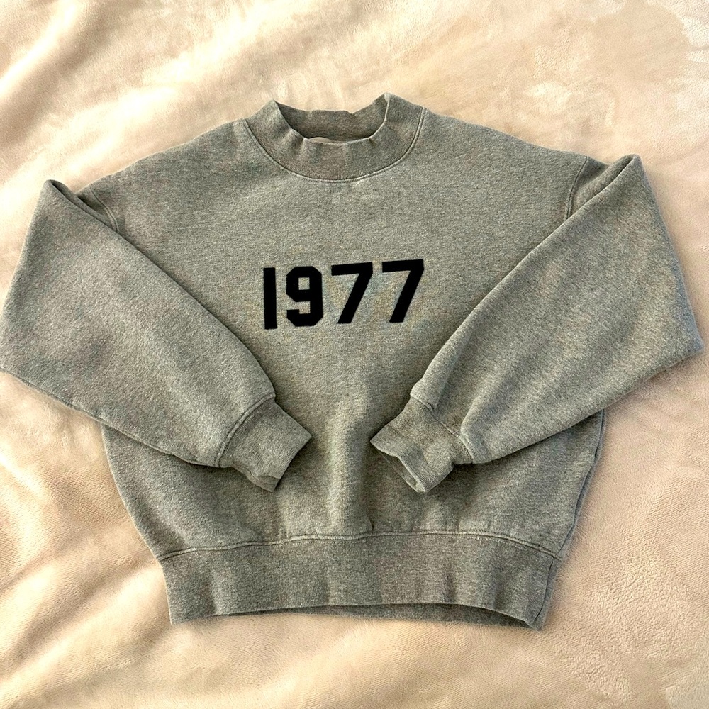 Fear of God kids 1977 crewneck sweatshirt
